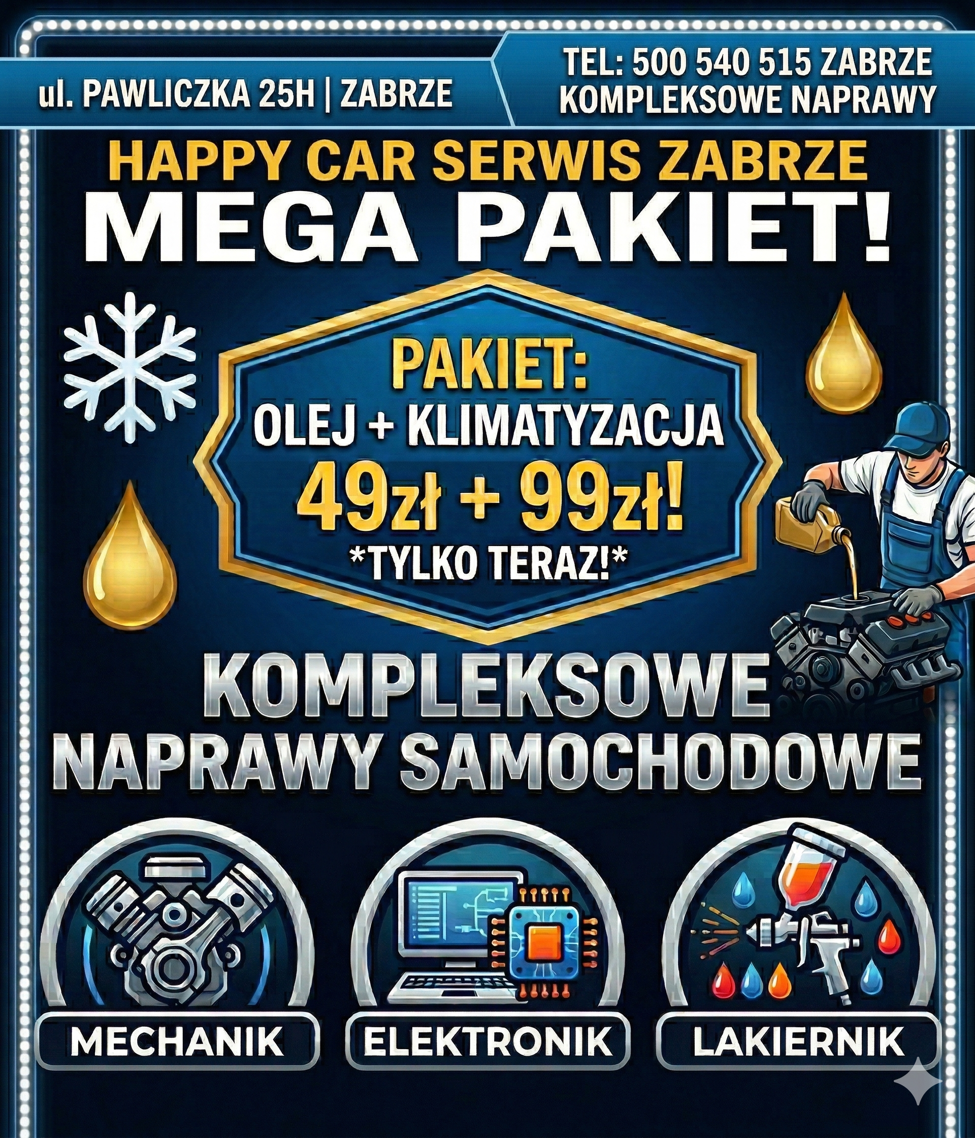 Mega Pakiet Promocyjny Happy Car Zabrze